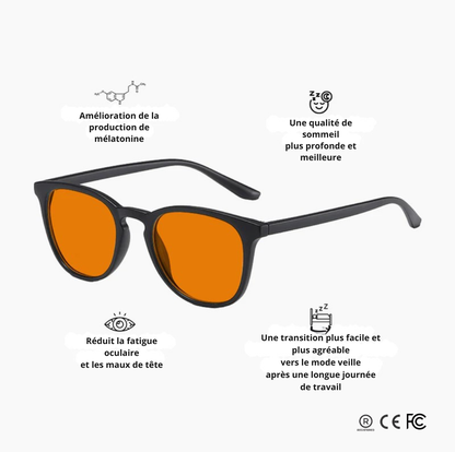 Lunettes anti-lumière bleue