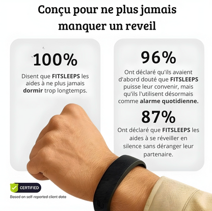 Bracelet alarme de réveil